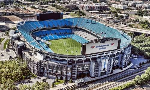 a large stadium
